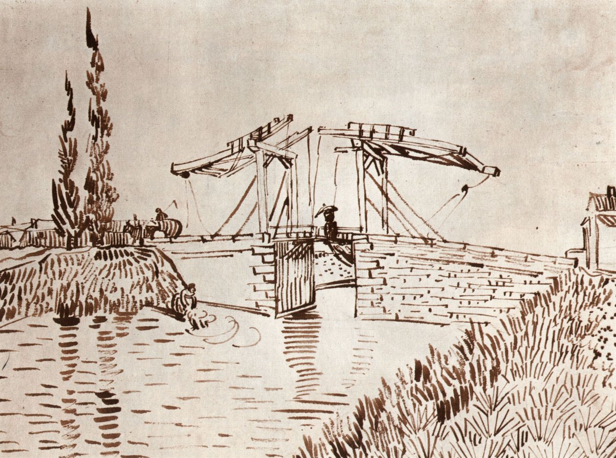 جسر Anglois في آرل (The Drawbridge) بواسطة فنسنت فان جوخ