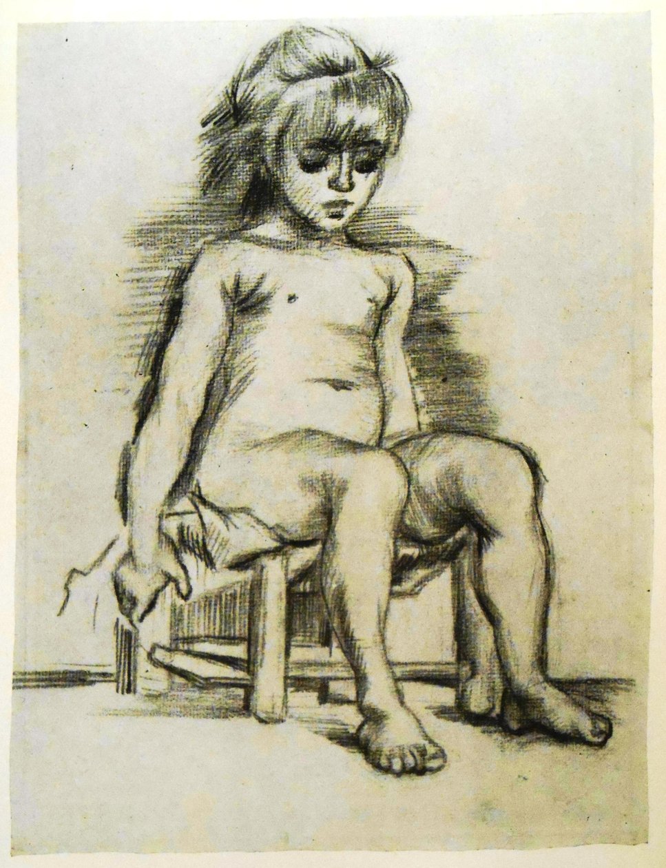 رسم لفتاة عارية بواسطة فنسنت فان جوخ