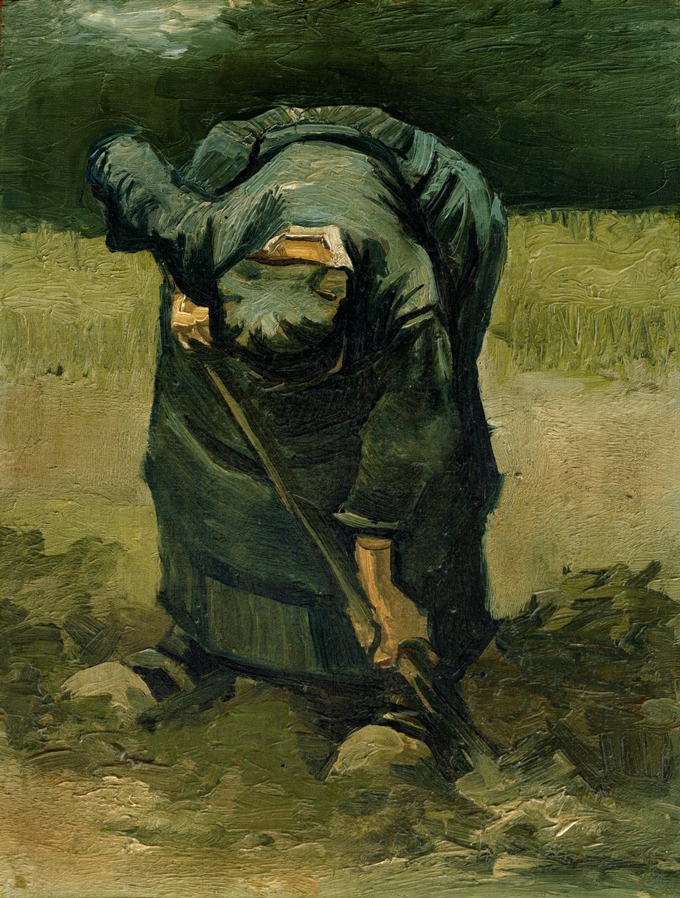 حفر امرأة فلاحية ، 1885 بواسطة فنسنت فان جوخ