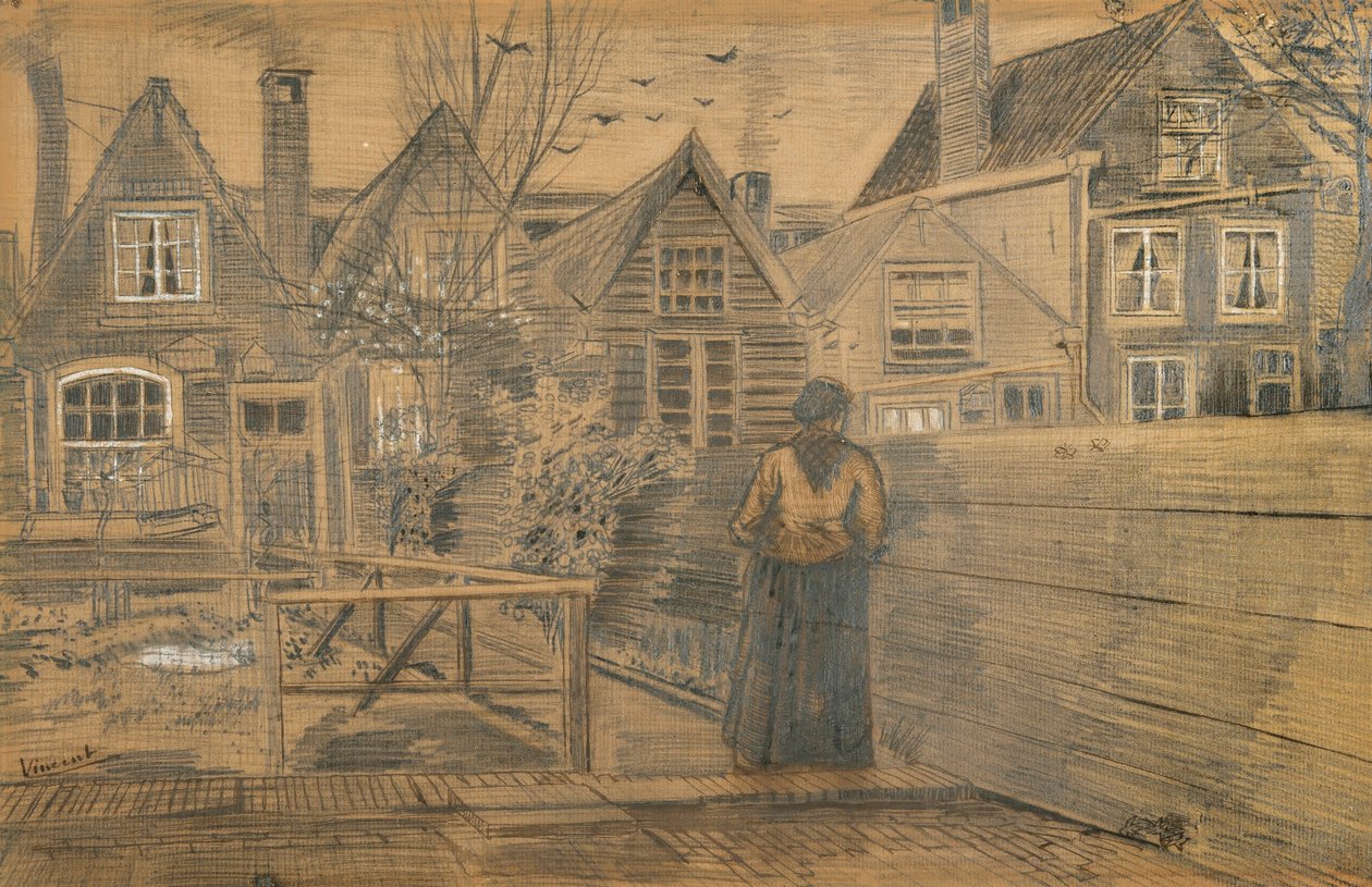 منزل أمهات Siens (1882) بواسطة فنسنت فان جوخ