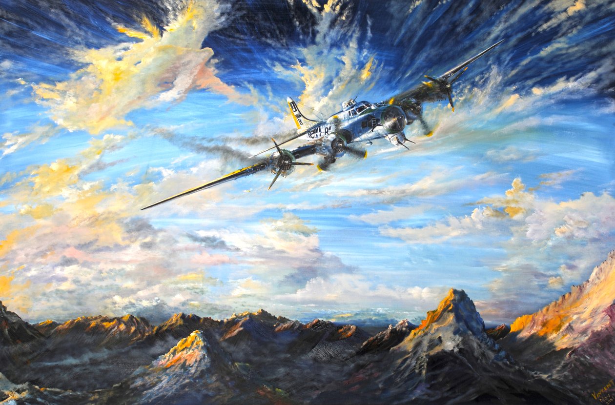 فيلم B17G Swiss Landing 'Blues in the night' ، 2021 بواسطة فنسنت الكسندر بوث