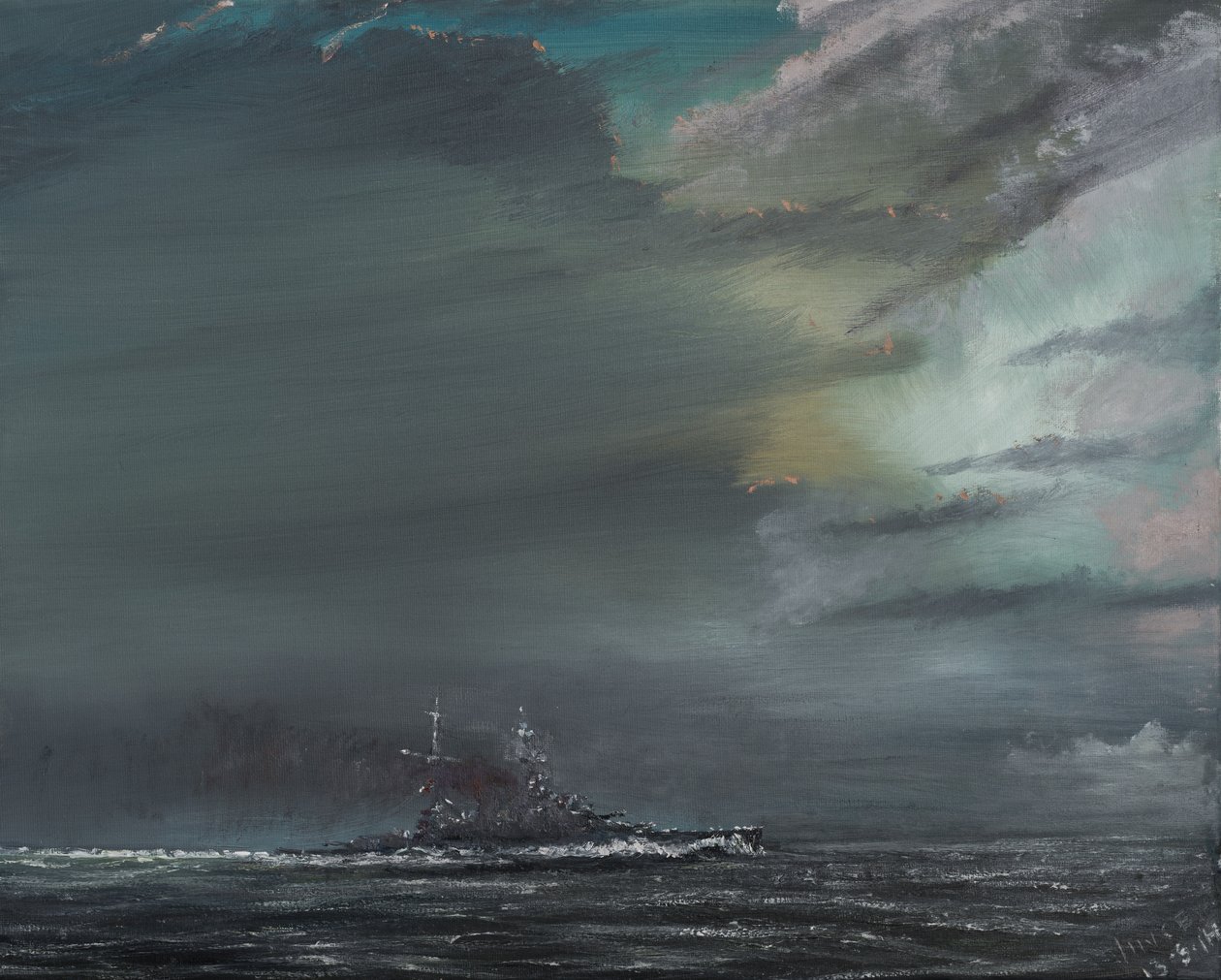 HMS Hood 1941، 2014، بواسطة فنسنت الكسندر بوث