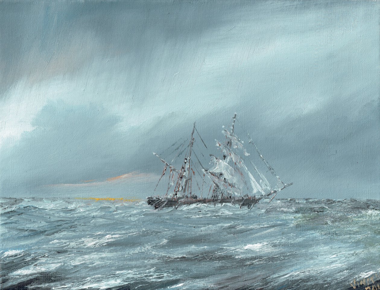 The Mary Celeste adrift 5th December 1872، 2016 ، بواسطة فنسنت الكسندر بوث