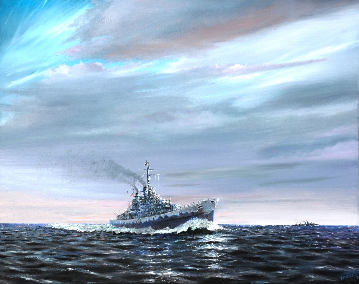 USS أتلانتا دوريات Guardalcanal 1942 ، 2019 بواسطة فنسنت الكسندر بوث
