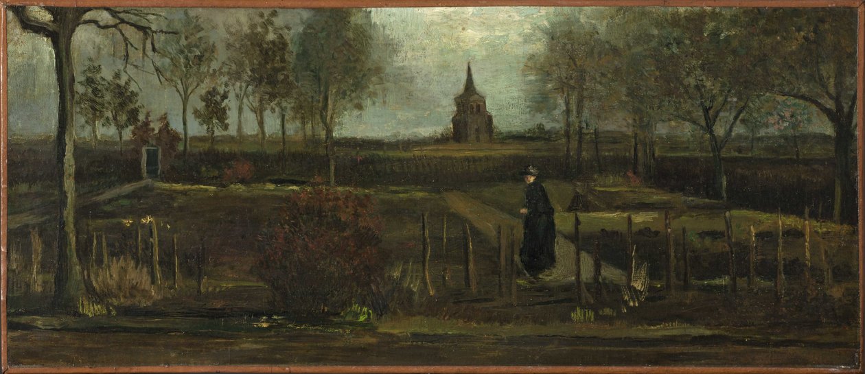 حديقة Parsonage في Nuenen في الربيع ، 1884. بواسطة فنسنت فان جوخ