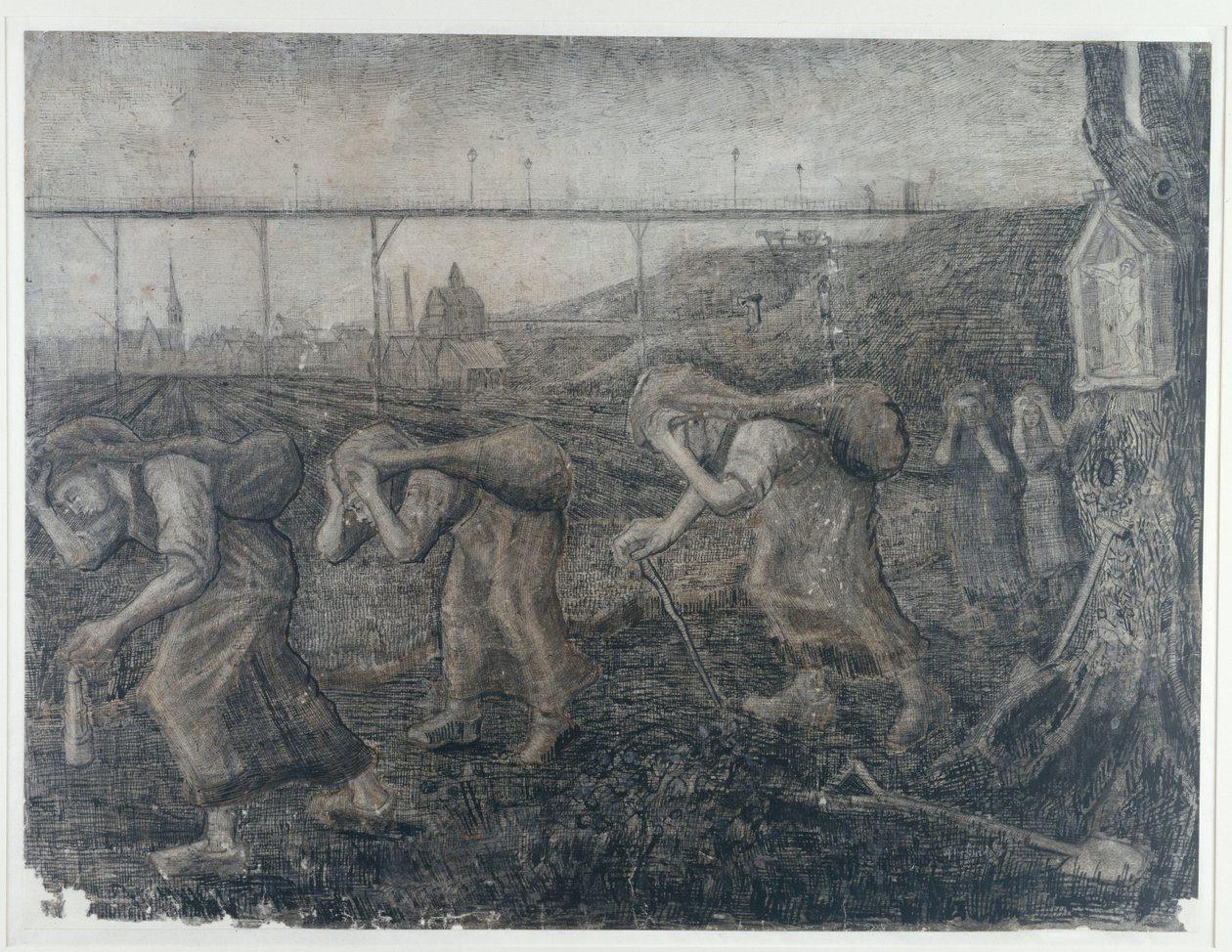حملة العبء ، 1881. بواسطة فنسنت فان جوخ