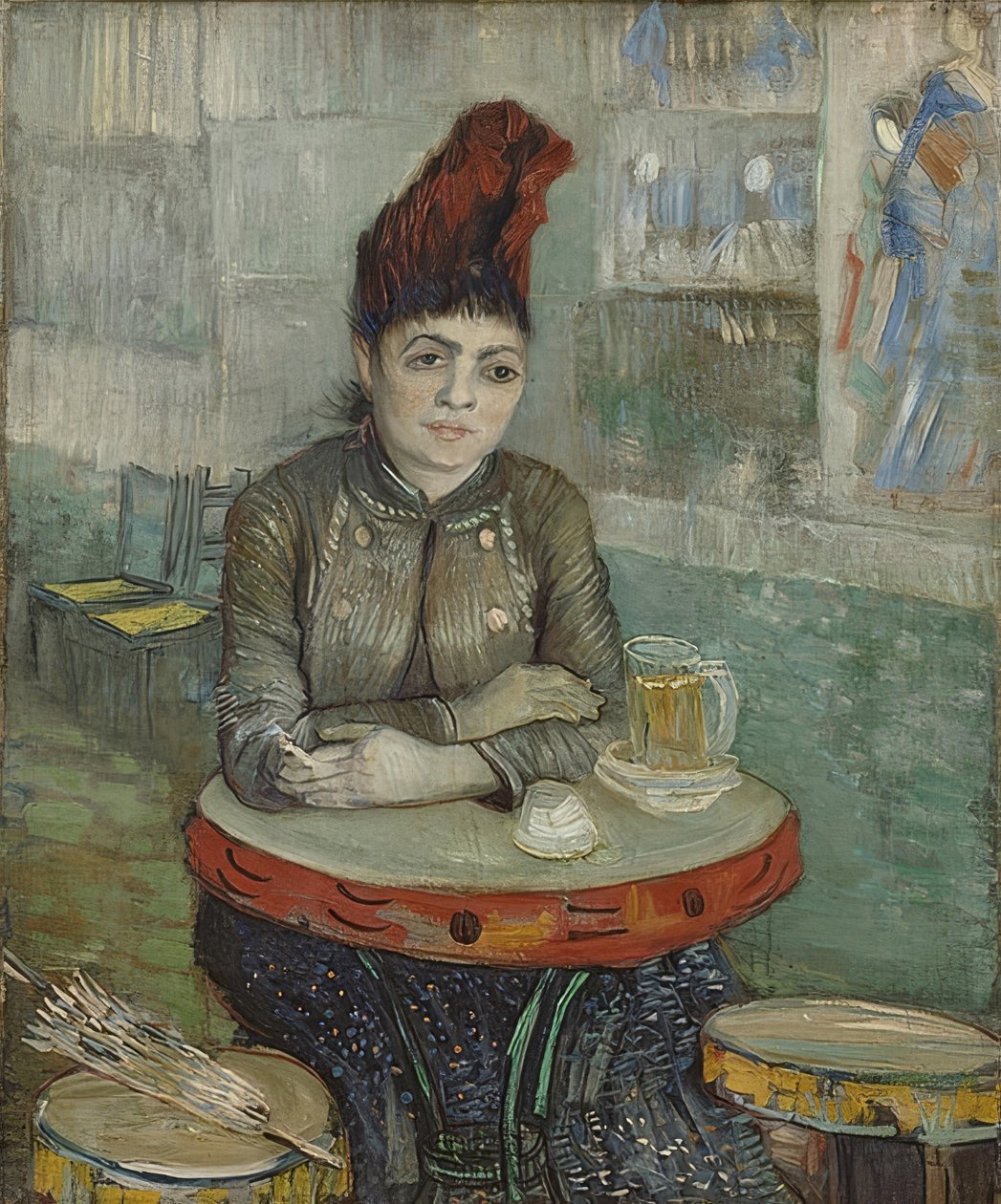 Agostina Segatori im Café Le Tambourin. 1887 بواسطة فنسنت فان جوخ