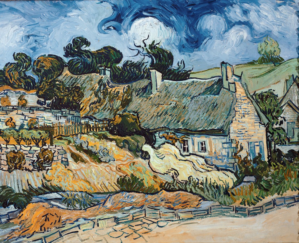 من Chaumes de Cordeville إلى Auvers-Sur-Oise (زيت على قماش بواسطة فنسنت فان جوخ