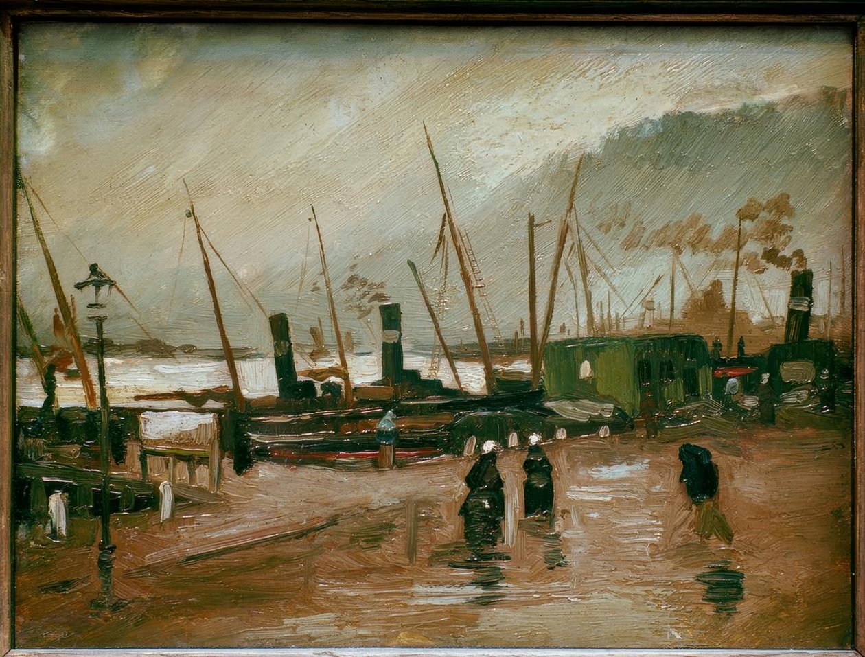 The Ruijterkade في أمستردام بواسطة فنسنت فان جوخ