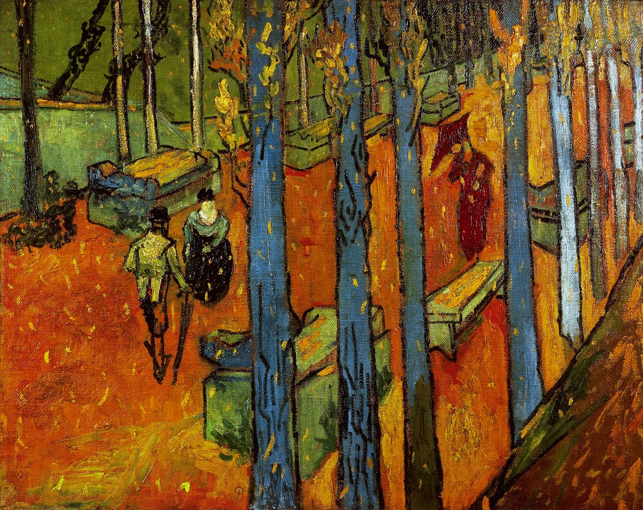 Falling leaves (Les Alyscamps) بواسطة فنسنت فان جوخ