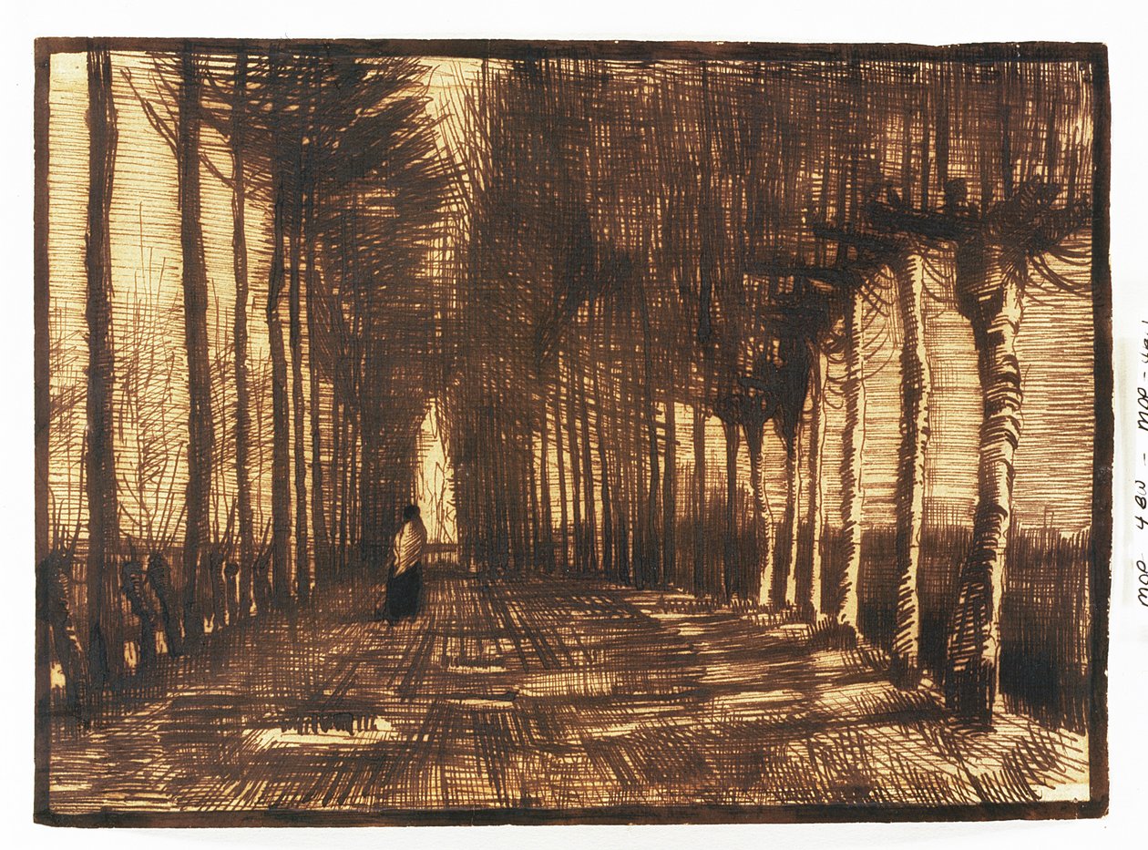 شكل على طريق ، 1884 بواسطة فنسنت فان جوخ