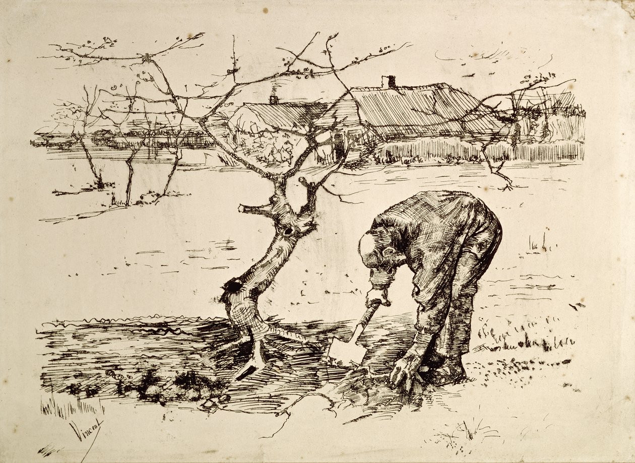 في البستان 1883 بواسطة فنسنت فان جوخ