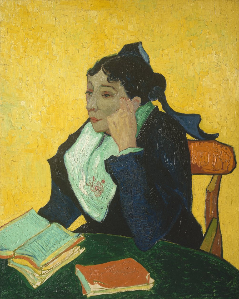 L&39;Arlesienne (Madame Ginoux) 1888 (زيت على قماش) بواسطة فنسنت فان جوخ