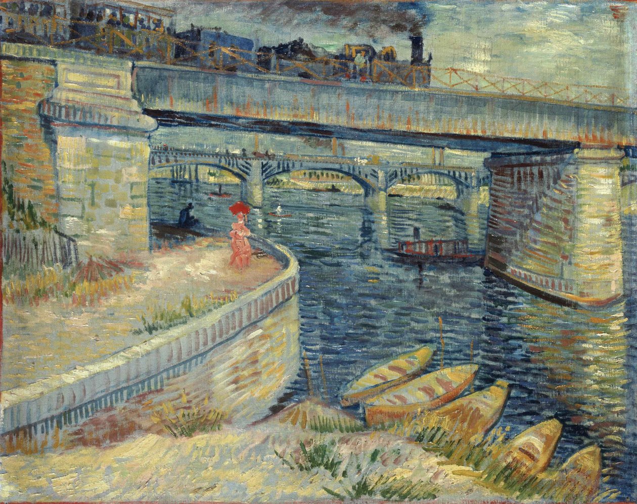 Les Ponts dAsnières ، 1887. بواسطة فنسنت فان جوخ