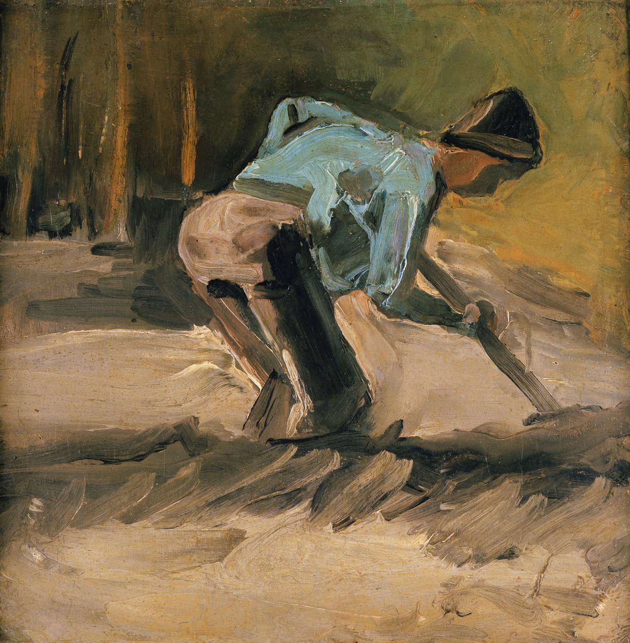 رجل في العمل ، ج 1883 بواسطة فنسنت فان جوخ