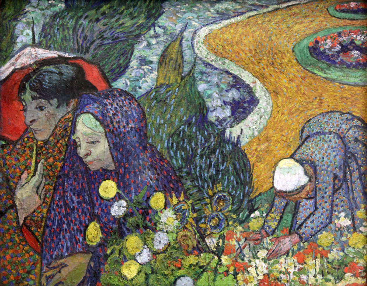 "ذاكرة الحديقة في Etten Ladies of Arles" ، ١٨٨٨ بواسطة فنسنت فان جوخ