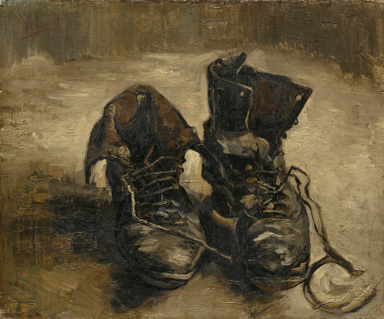 أحذية ، 1886 بواسطة فنسنت فان جوخ