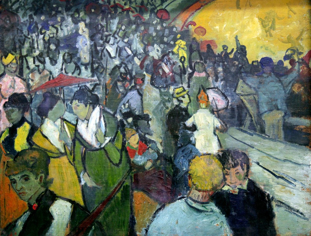 "The Arena at Arles" ، ١٨٨٨. بواسطة فنسنت فان جوخ