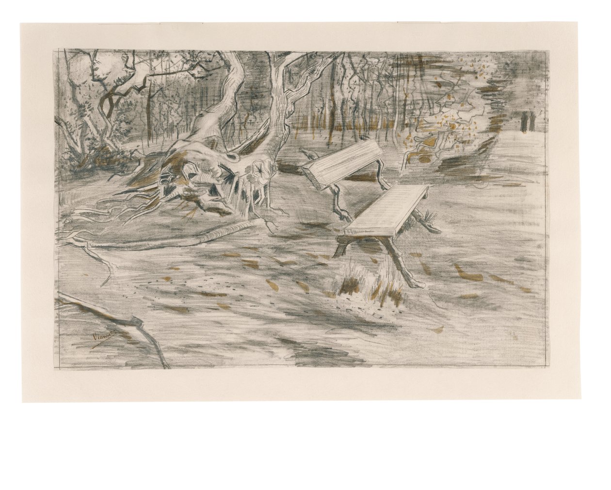 المقعد ، 1882 بواسطة فنسنت فان جوخ