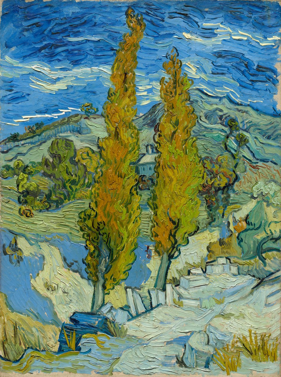 The Poplars at Saint-Rémy ، 1889. بواسطة فنسنت فان جوخ