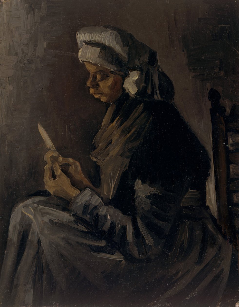 مقشرة البطاطس ، 1885 بواسطة فنسنت فان جوخ
