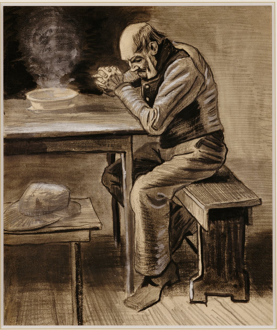 الصلاة 1882 بواسطة فنسنت فان جوخ