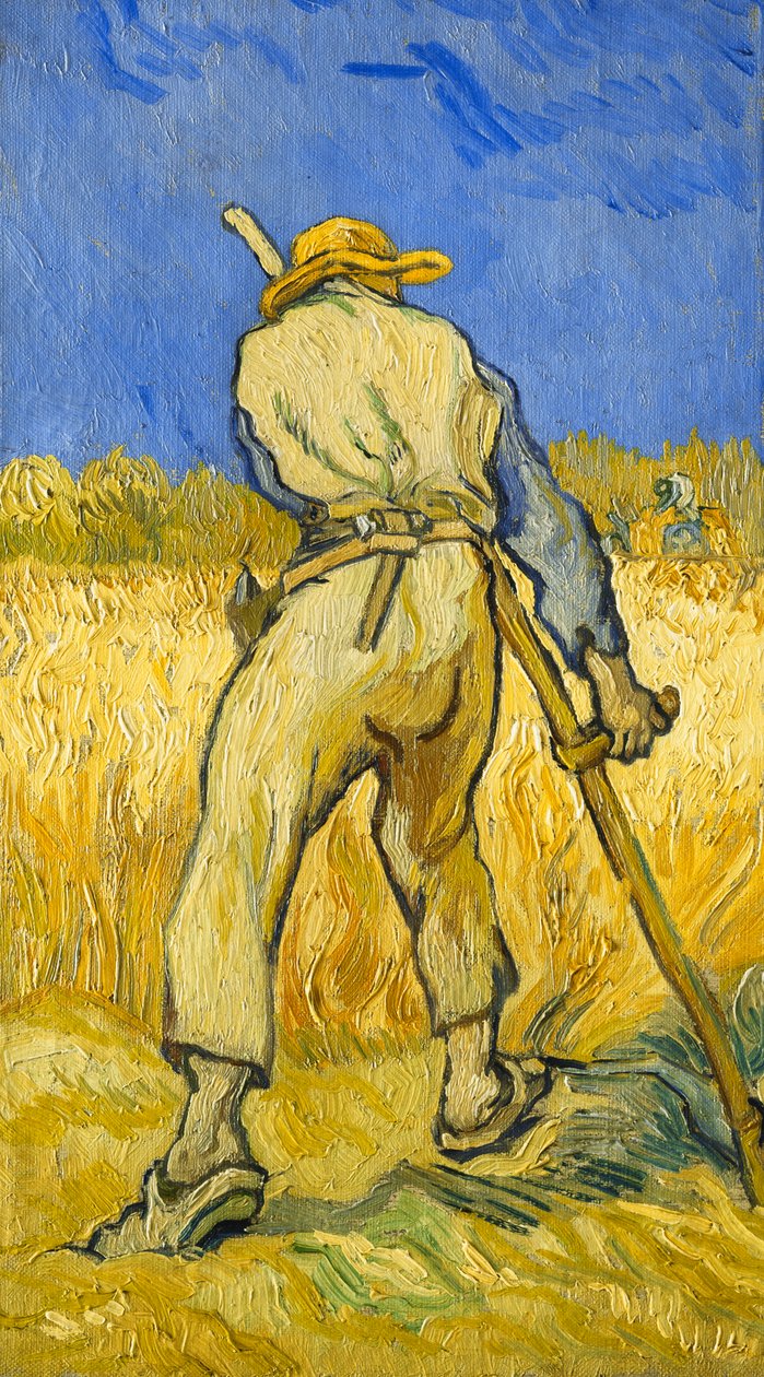 الحاصد؛ الحاصدة ، 1889 بواسطة فنسنت فان جوخ