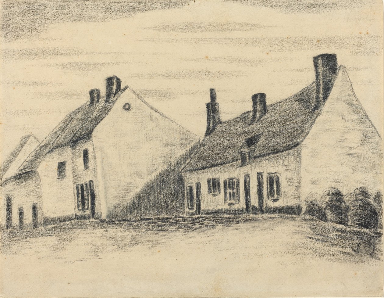 منزل Zandmennik ، ج. 18791880. بواسطة فنسنت فان جوخ