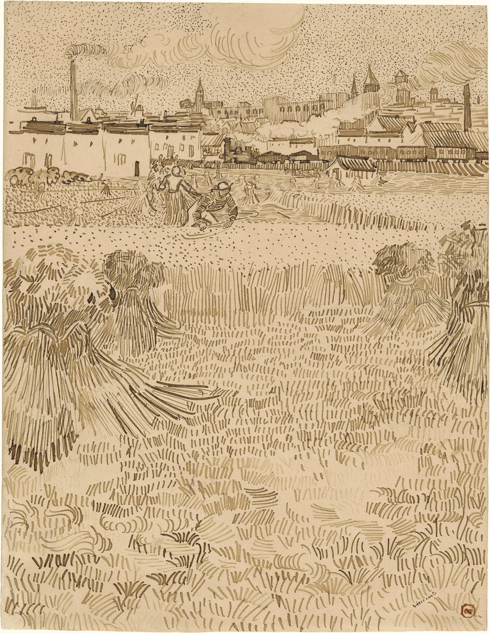 آرل. منظر من ويتفيلدز (1888) بواسطة فنسنت فان جوخ