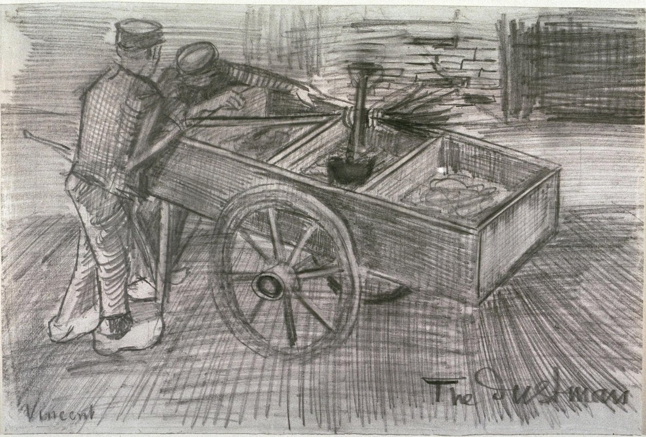 The Dustman (1883) بواسطة فنسنت فان جوخ