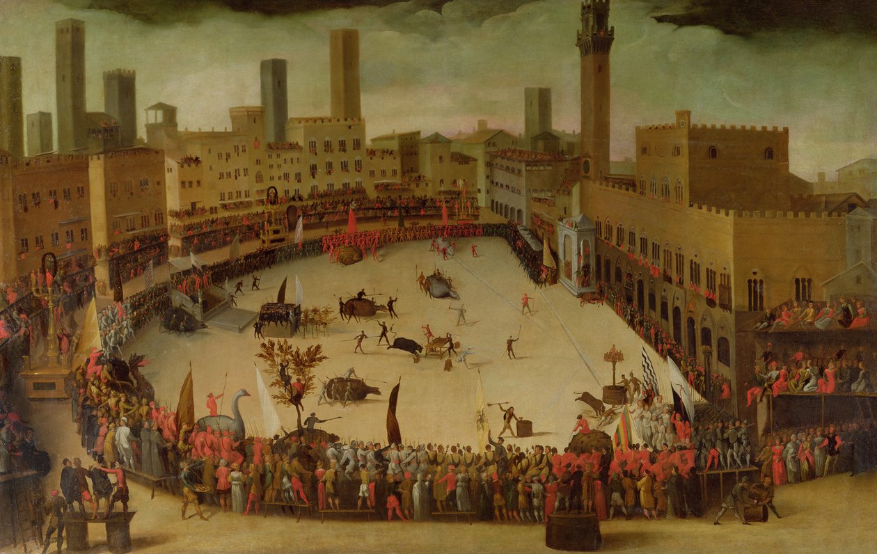 فيستا في كامبو ديل كامبو ، سيينا ، 1597 بواسطة فينتشينزو روستيتشي