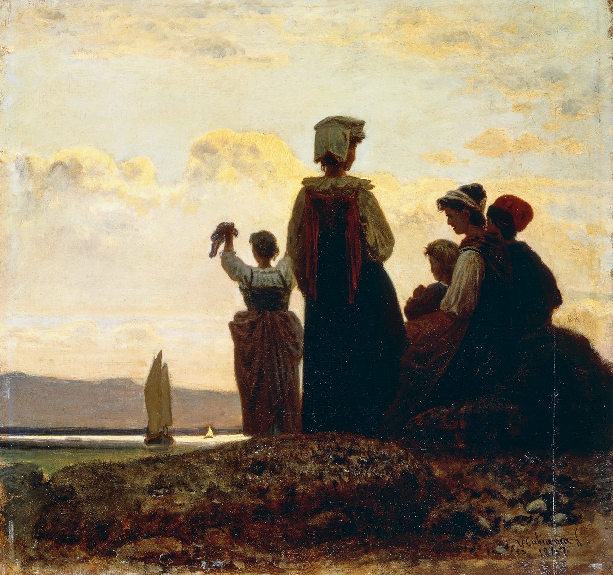 عودة قارب الصيد (بارانزا) بواسطة فينشنزو كابيانكا