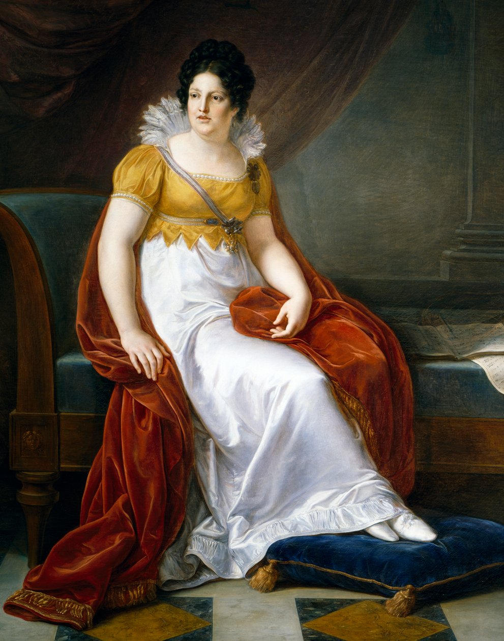 Portrait of Maria Luisa of Spain, Duchess of Lucca (San Ildefonso بواسطة فينسينزو كاموتشيني