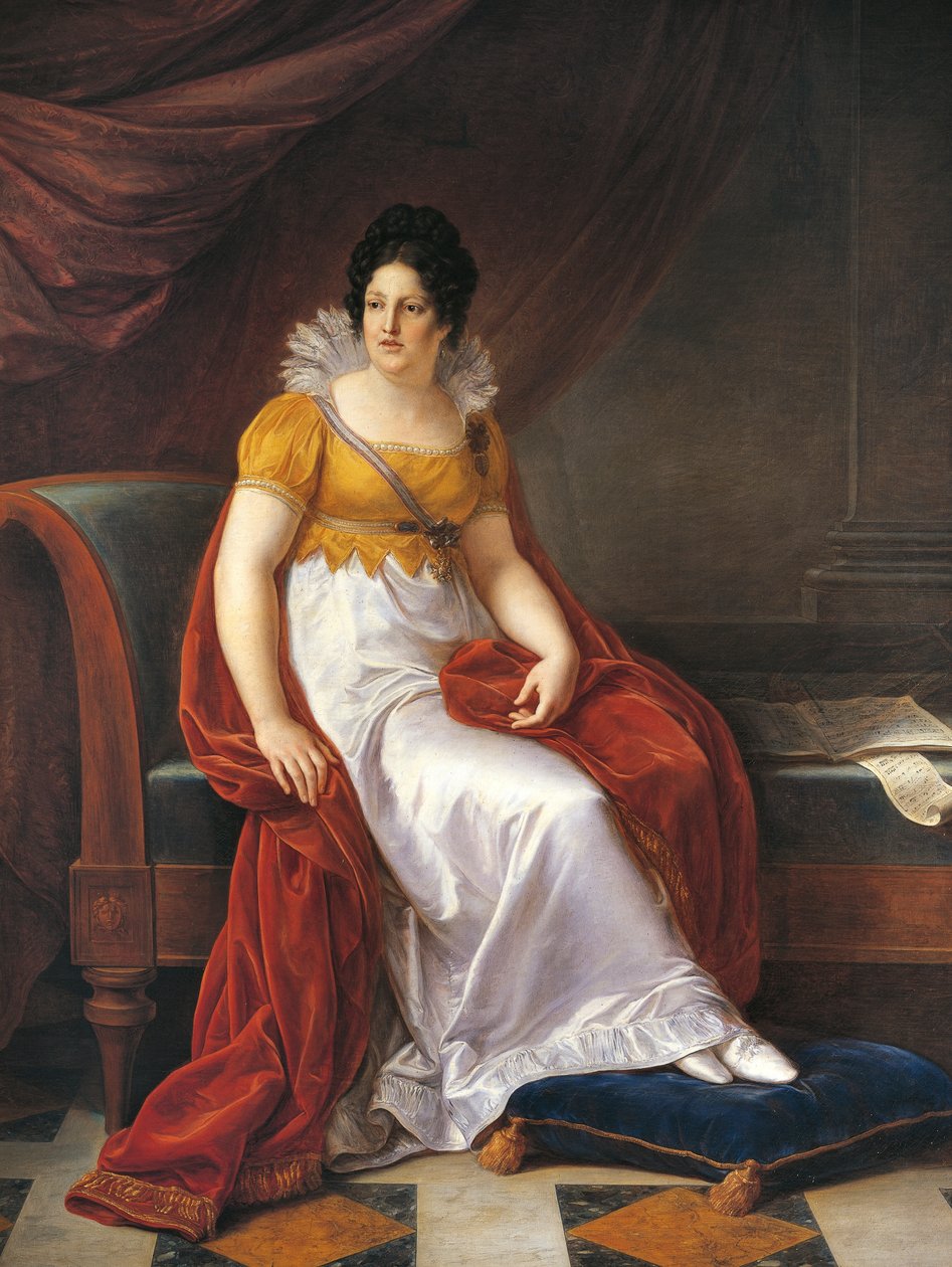 Portrait of Marie Louise, Duchess of Parma (Vienna بواسطة فينسينزو كاموتشيني