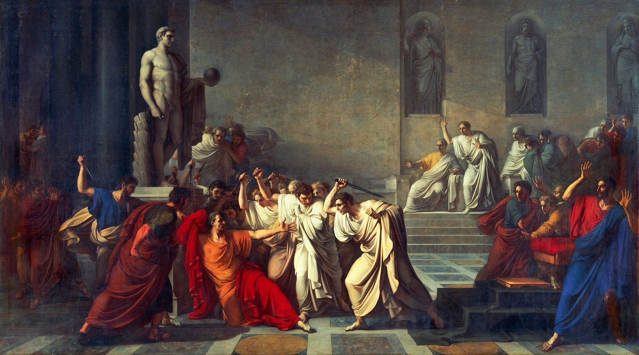 The Death of Julius Caesar بواسطة فينسينزو كاموتشيني