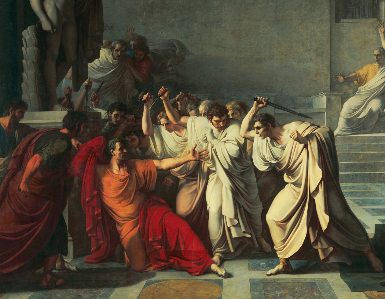 The death of Julius Caesar بواسطة فينسينزو كاموتشيني