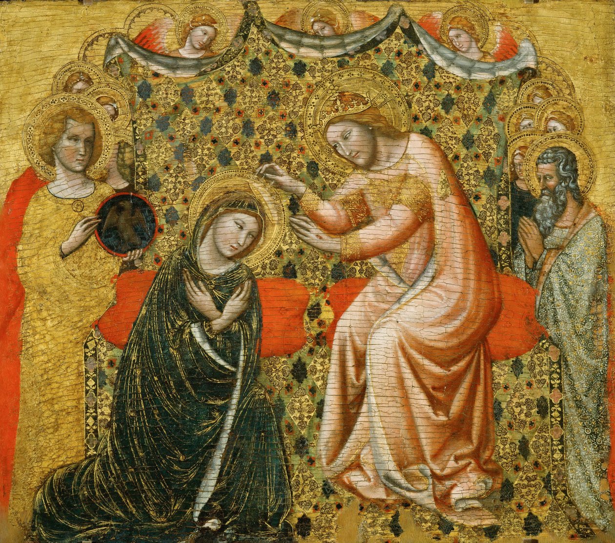 تتويج العذراء ، 1340-1344 بواسطة فيتالي دا بولونيا