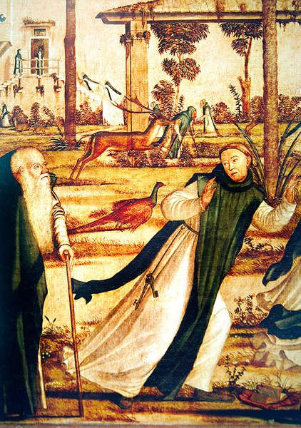 تفاصيل القديس جيروم ترويض الأسد ، c.1501-09 بواسطة فيتوري كارباتشيو