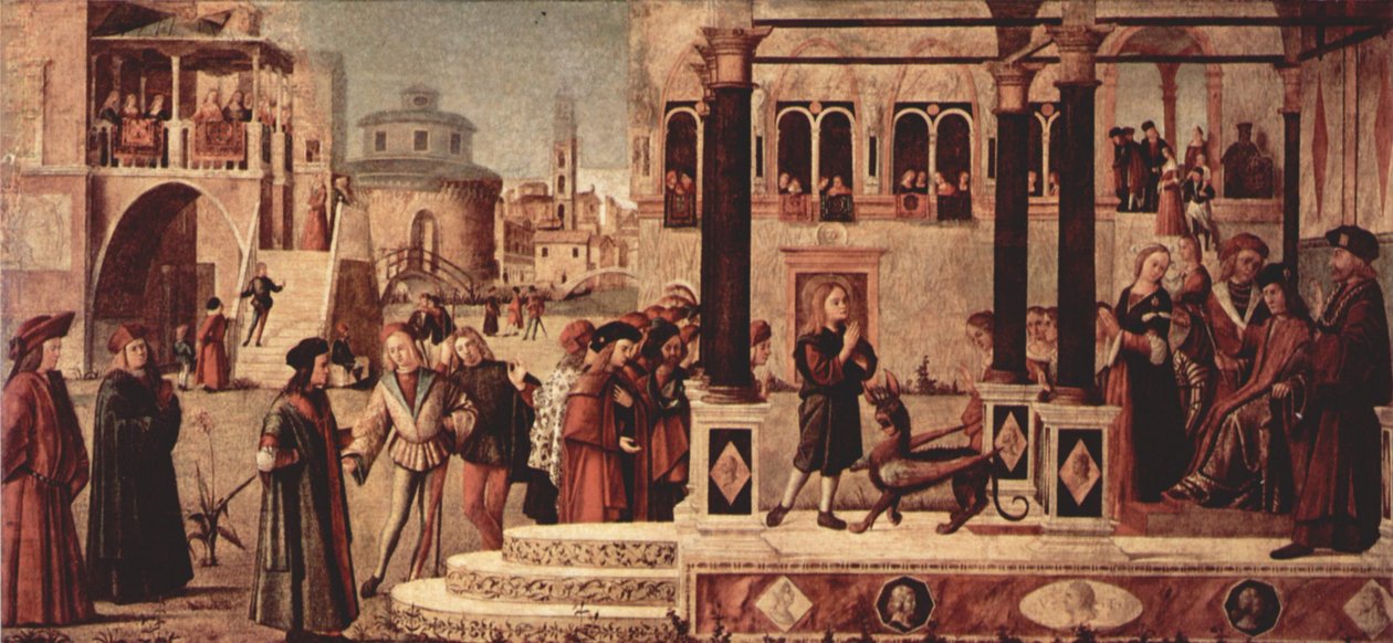 Gemäldezyklus der Kapelle der Scuola di San Giorgio degli Schiavoni بواسطة فيتوري كارباتشيو