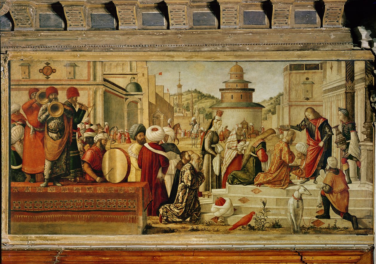سانت جورج يعمد الأمم ، 1501-07 بواسطة فيتوري كارباتشيو