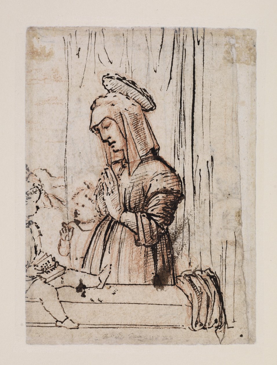 العذراء مغرمة بالمسيح الرضيع مع القديس يوحنا أواخر 1480 - أوائل 1490 بواسطة فيتوري كارباتشيو