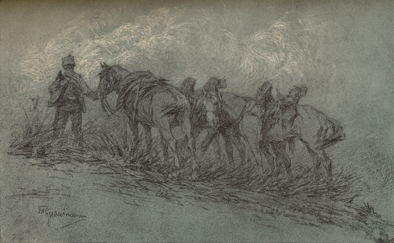 دراسة الطباشير بواسطة Vittorio Guaccimanni ، c1900 بواسطة فيتوريو غواشيماني
