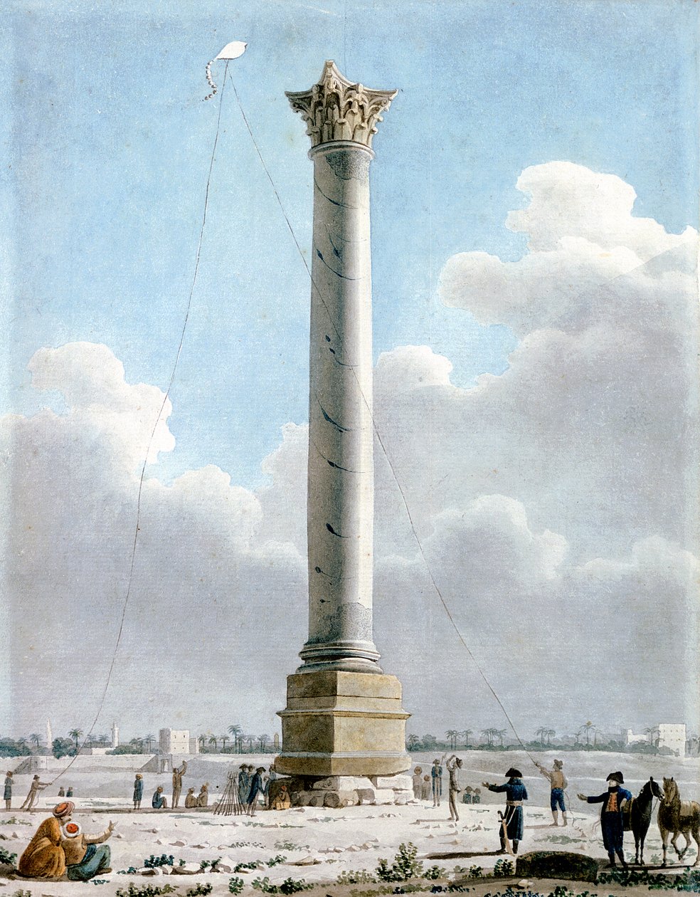 عمود بومبيز ، الإسكندرية 1798 ، 1798 بواسطة فيفانت دينون