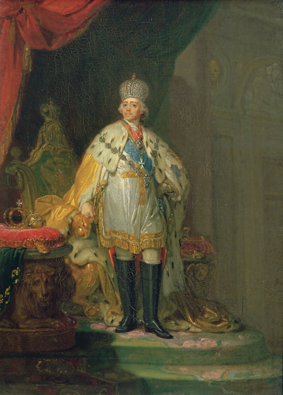 صورة الإمبراطور بولس الأول (1754-1801) ، 1800 بواسطة فلاديمير لوكيش بوروفيكوفسكي