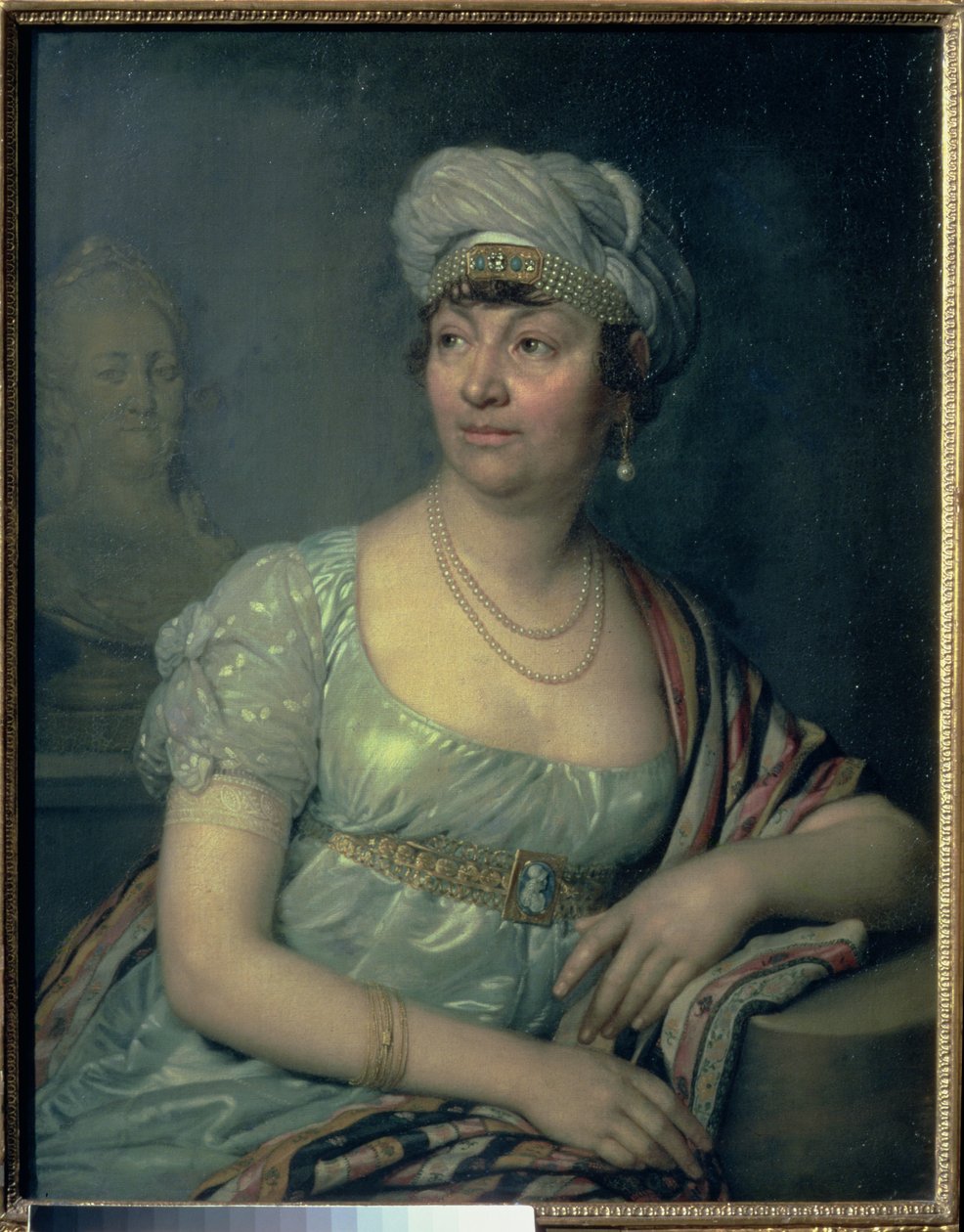 صورة جيرمين دي ستال (1766-1817) ، 1812 بواسطة فلاديمير لوكيش بوروفيكوفسكي
