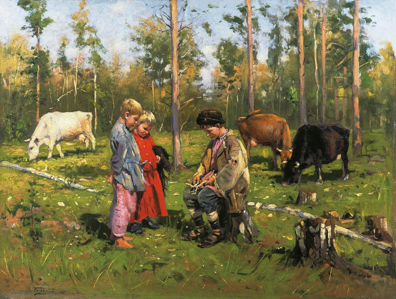 شيبرد بويز ، 1903-1904 بواسطة فلاديمير إيغوروفيتش ماكوفسكي