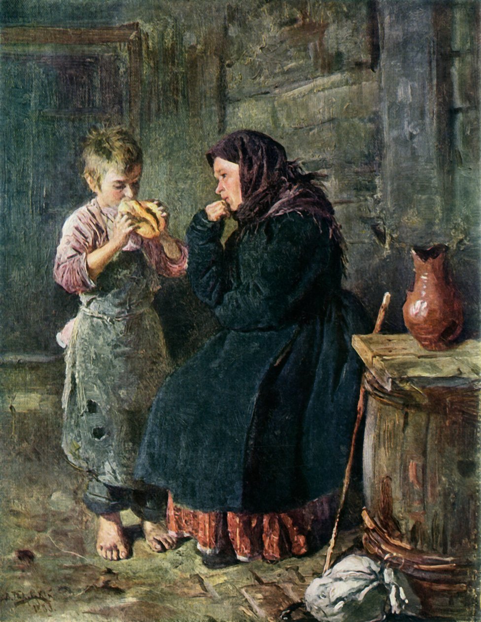 لقاء الأم والابن ، 1883 ، 1965. بواسطة فلاديمير إيغوروفيتش ماكوفسكي