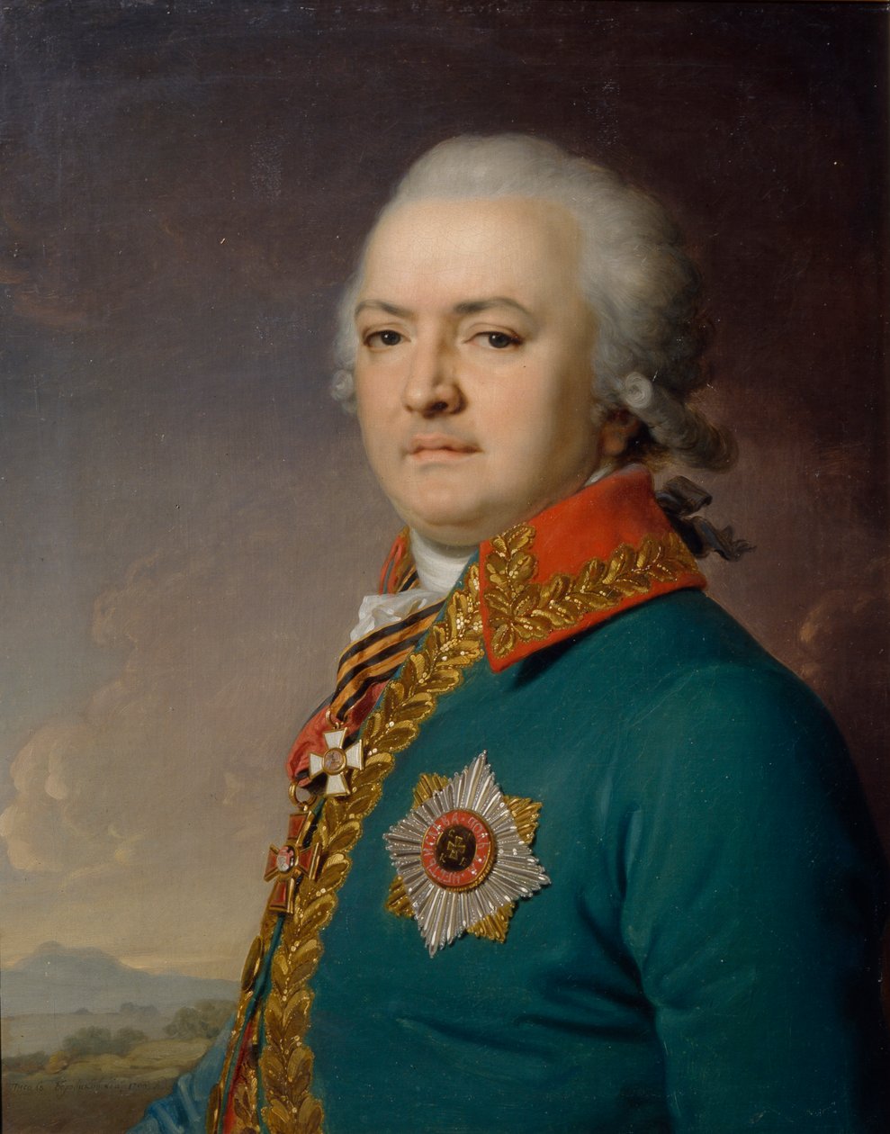 صورة ألكسندر فاسيليفيتش بوليكاربوف 1753-1811 ، 1796 بواسطة فلاديمير لوكيش بوروفيكوفسكي
