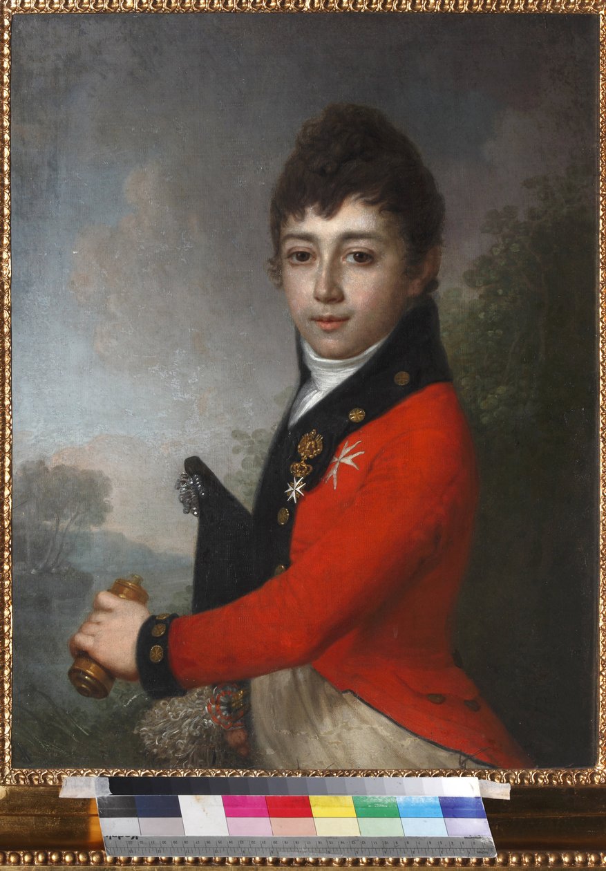 صورة للبارون أليكسي (أليكسي) نيكولايفيتش سيردوبين (1790-1834) كطفل par Borovikovsky ، فلاديمير لوكيتش (1757-1825). زيت على قماش ، منتصف القرن التاسع عشر ، مجموعة Podstanitsky بواسطة فلاديمير لوكيش بوروفيكوفسكي
