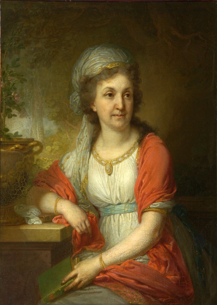 صورة للكونتيسة ييكاترينا أليكسييفنا موسينا بوشكينا ، 1797 بواسطة فلاديمير لوكيش بوروفيكوفسكي